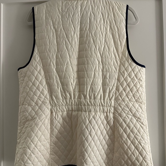 Talbots off-white vest. - Picture 2 of 4
